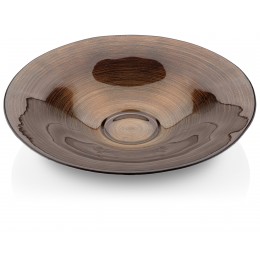 Luxe Schaal Bombay-IVV Glas Tobacco