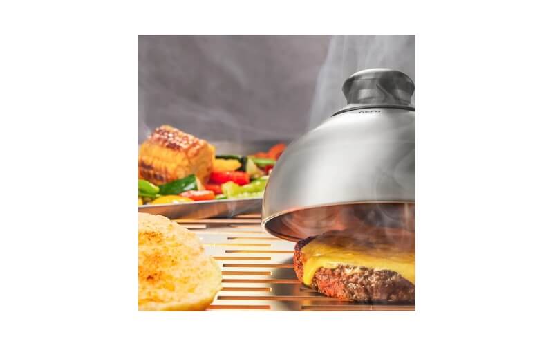 Burger en smeltende bel BBQ Gefu