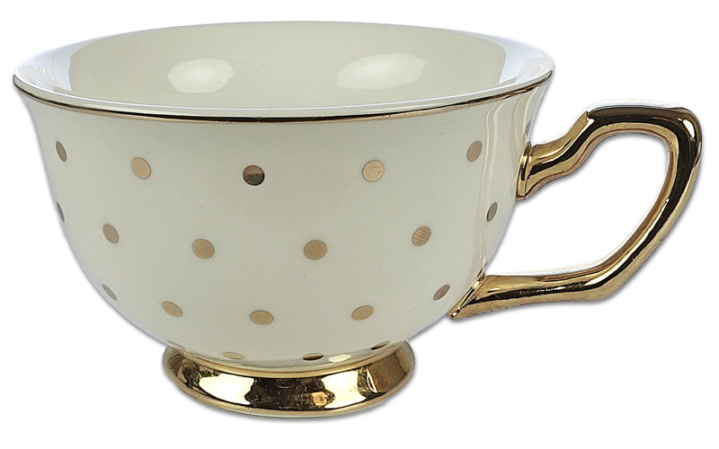 Kop & Schotel Polka 24kr Goud Christina Re