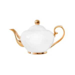 Theepot Ivory 2 kops 24kt Goud Christina Re