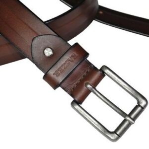 Leren Herenriem Donkerbruin Kaszer