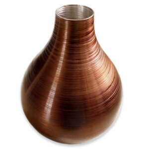 Luxe Vaas Glas Bombay-IVV Tobacco 31cm