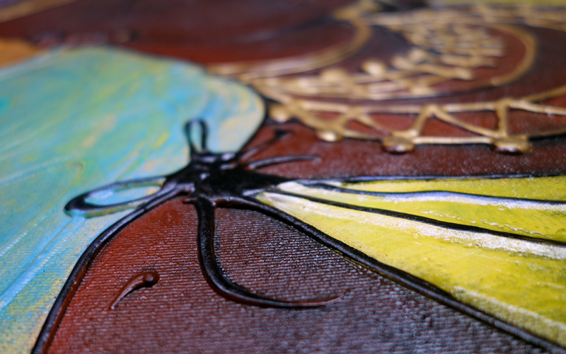 Schilderij Afrikaanse vrouw