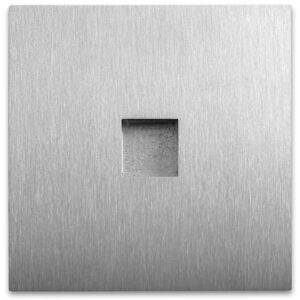 Kaarshouder Quadrat RVS voor Vierkante Kaarsen Amabiente