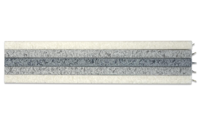 Vierkante Kaarsen met Houder Geschenkset Grijs