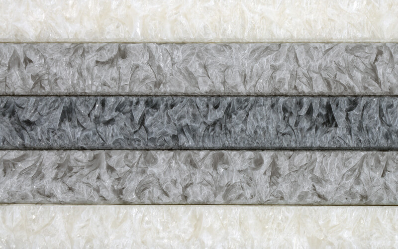 Vierkante Kaarsen met Houder Geschenkset Grijs