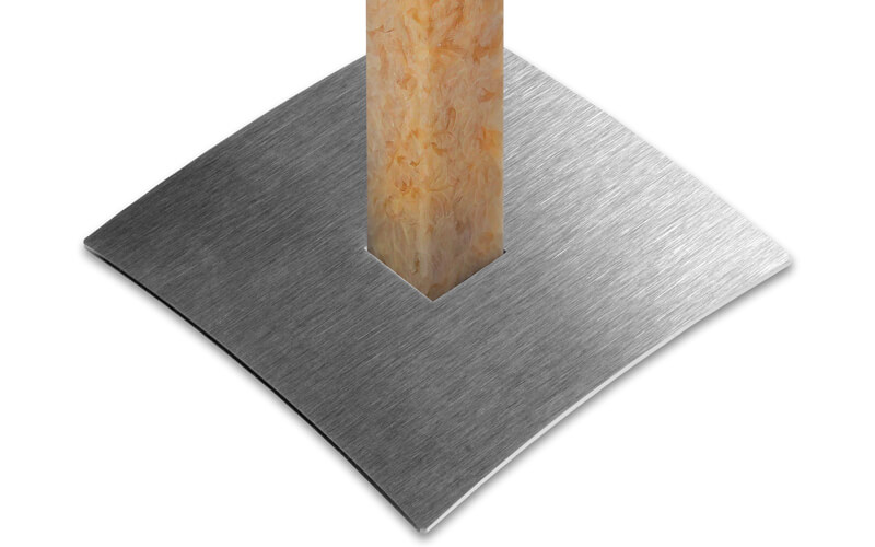 Kaarshouder RVS voor Vierkante Kaarsen Amabiente