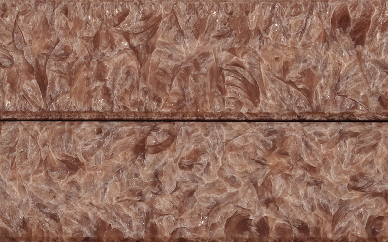 Vierkante Kaarsen Kastanje 2 Stuks Amabiente