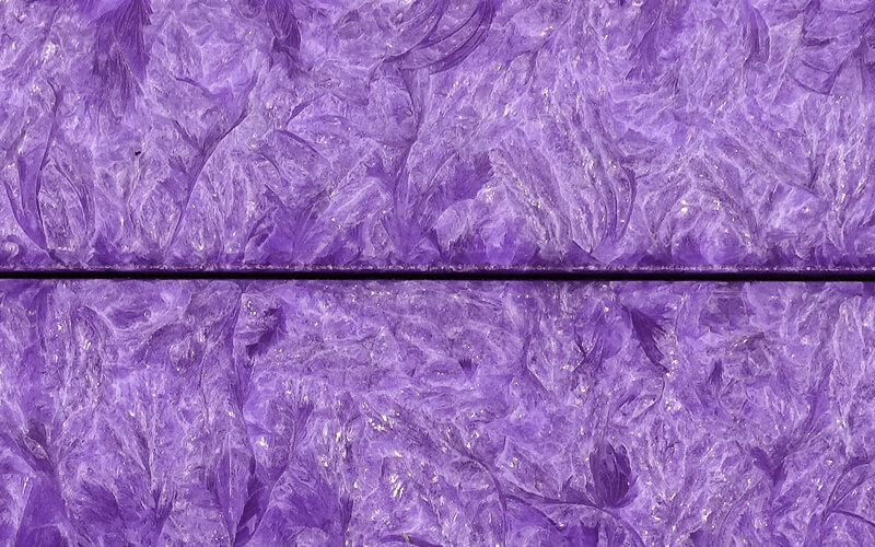 Vierkante Kaarsen Violet 2 Stuks Amabiente