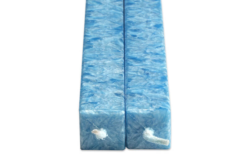 Vierkanten Kaarsen Sky 2 Stuks Amabiente