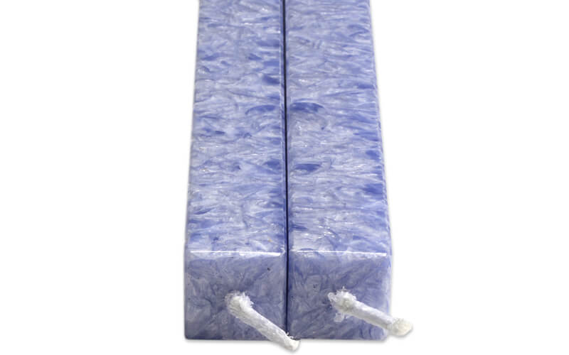 Vierkanten Kaarsen Krokus 2 Stuks Amabiente