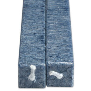 Vierkanten Kaarsen Nachtblauw 2 Stuks Amabiente