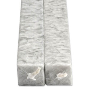 Vierkanten Kaarsen Steen 2 Stuks Amabiente