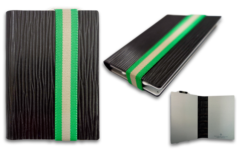 Q7 Wallet Zwart Wave