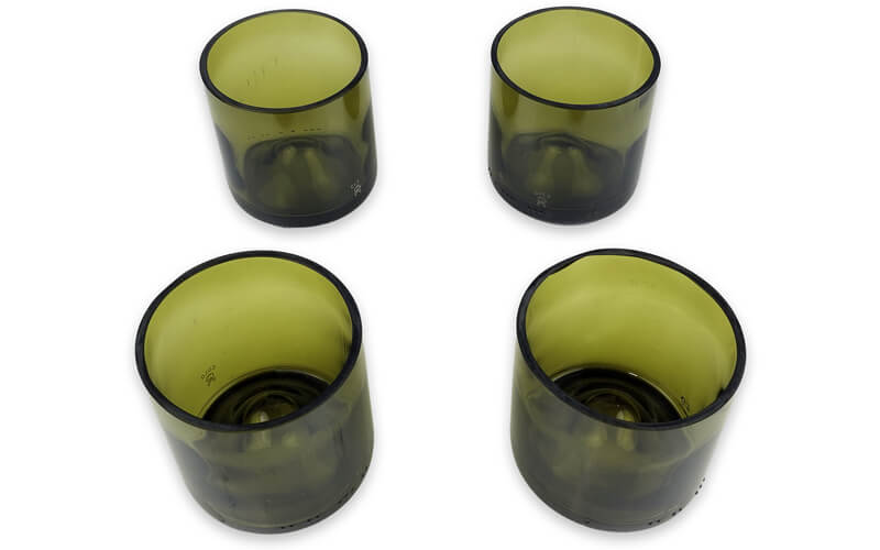 Glazen Culo Olijfgroen