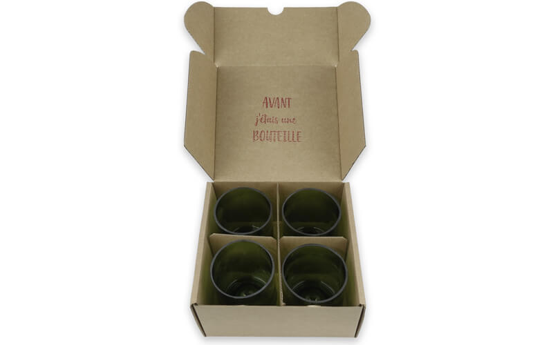 Glazen Culo Olijfgroen