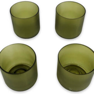 Glazen Culo Mat Olijfgroen