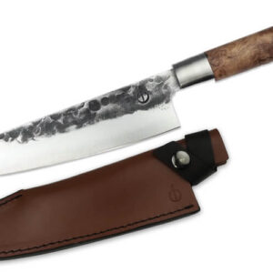 Forged VG10 Koksmes-Leren hoes