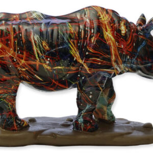 Neushoorn Beeldje Polystone