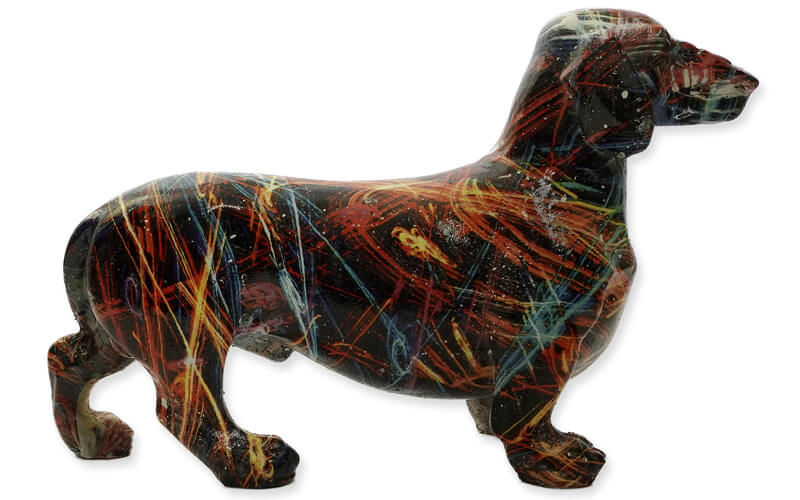 Teckel Beeldje Polystone