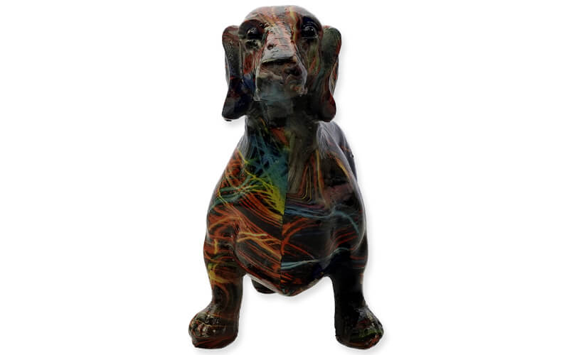 Teckel Beeldje Polystone