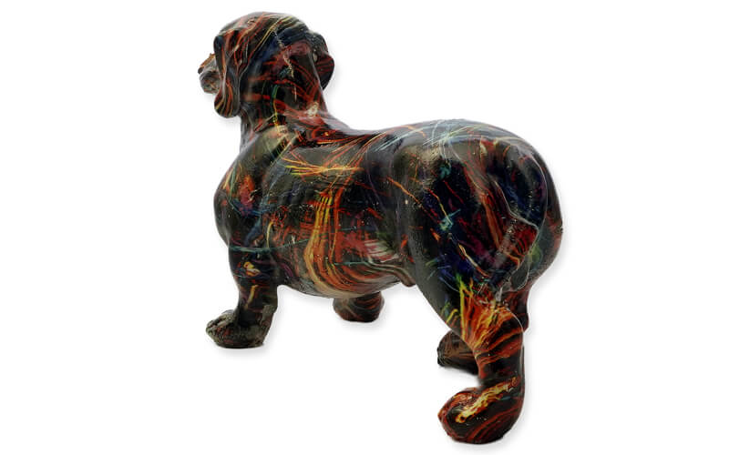 Teckel Beeldje Polystone