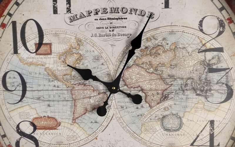 Wandklok Metaal Wit Ø 67cm