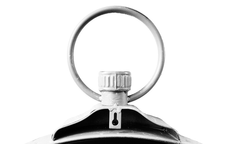 Wandklok Metaal Wit Ø 67cm