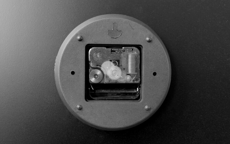 Wandklok Metaal Wit Ø 67cm