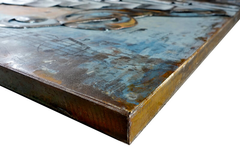 Metalen Schilderij 3D Piano Gave Specials