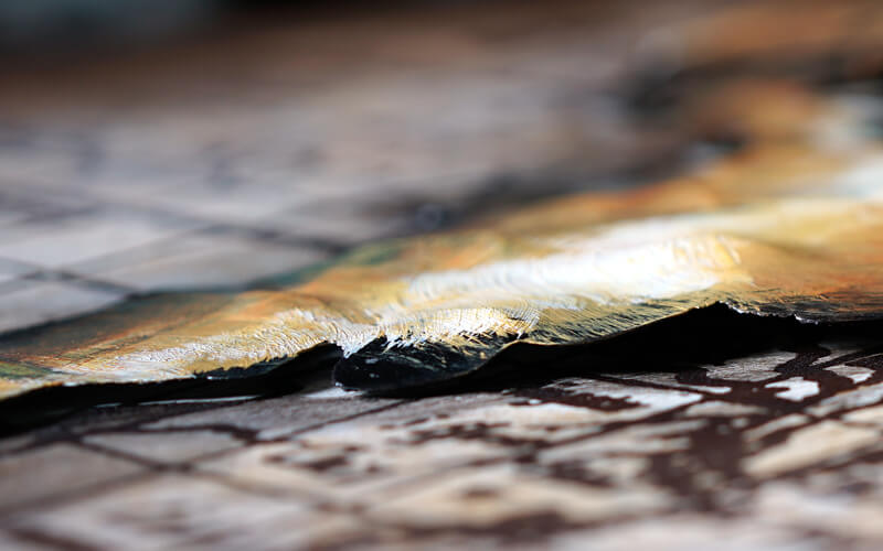 Metalen Schilderij 3D Wereldkaart-Goud Gave Specials