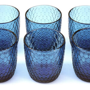 Waterglazen Sixties-IVV Blauw uni