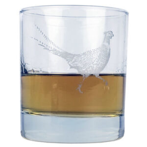 Whiskyglas met onderzetter Fazant Selbrae House