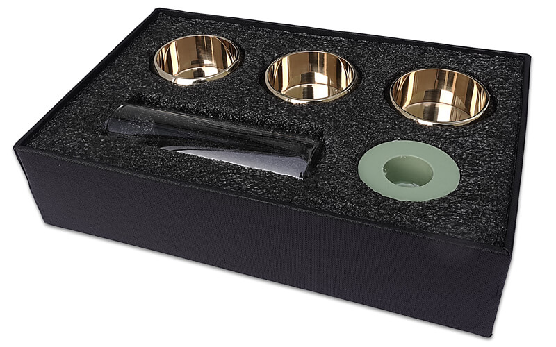 Tafelset Constella Aluminium Vaasje- Kandelaar