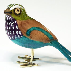 Houten vogel miniatuur Vorkstaartscharrelaar