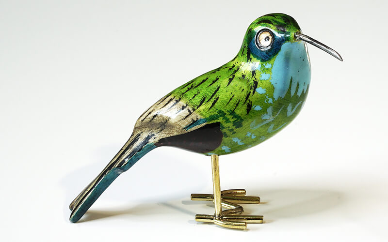 Houten vogel Miniatuur Kolibrie