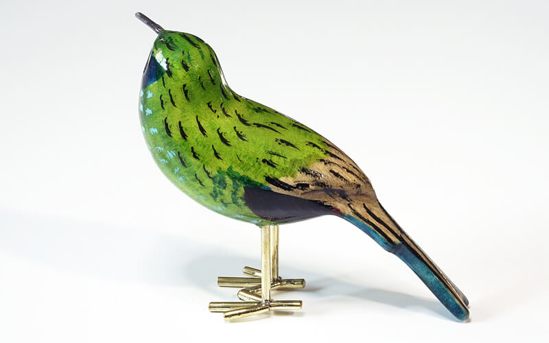 Houten vogel Miniatuur Kolibrie