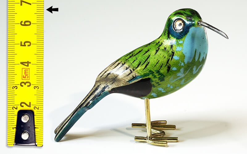 Houten vogel Miniatuur Kolibrie