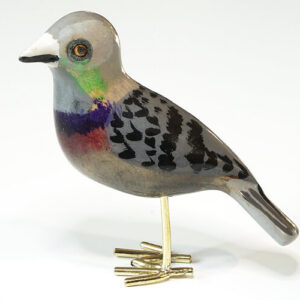 Houten vogel miniatuur Rotsduif