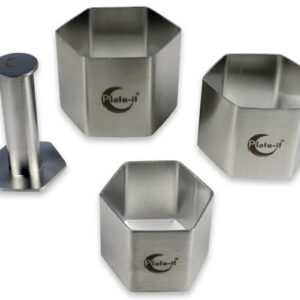 Garneerringen Hexagon Plate-it