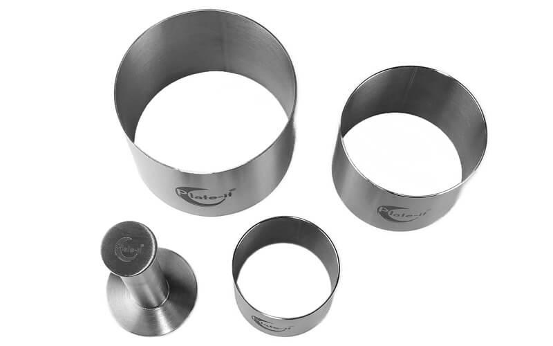 Garneerringen met Pusher Plate-it