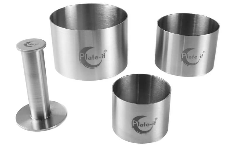 Garneerringen met Pusher Plate-it