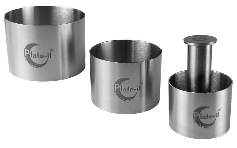 Garneerringen met Pusher Plate-it