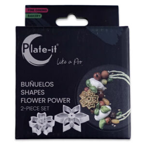 Buñuelos vormen Flower-Power Plate-it