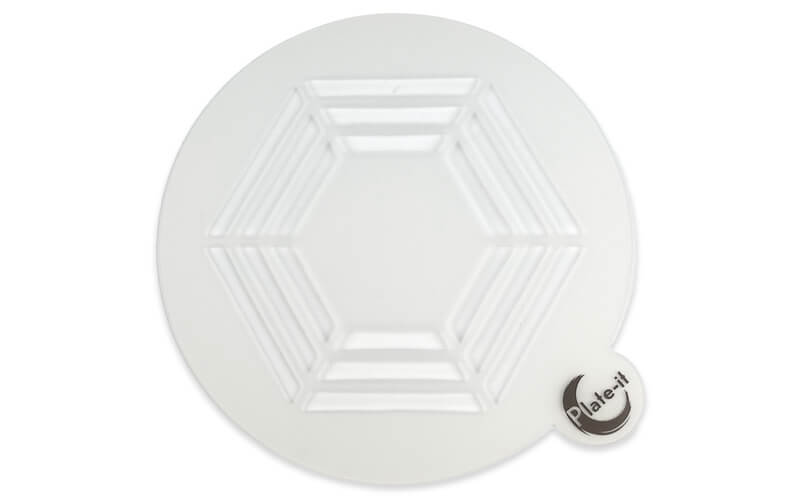 Bordstencils Hexagon set6 Plate-it