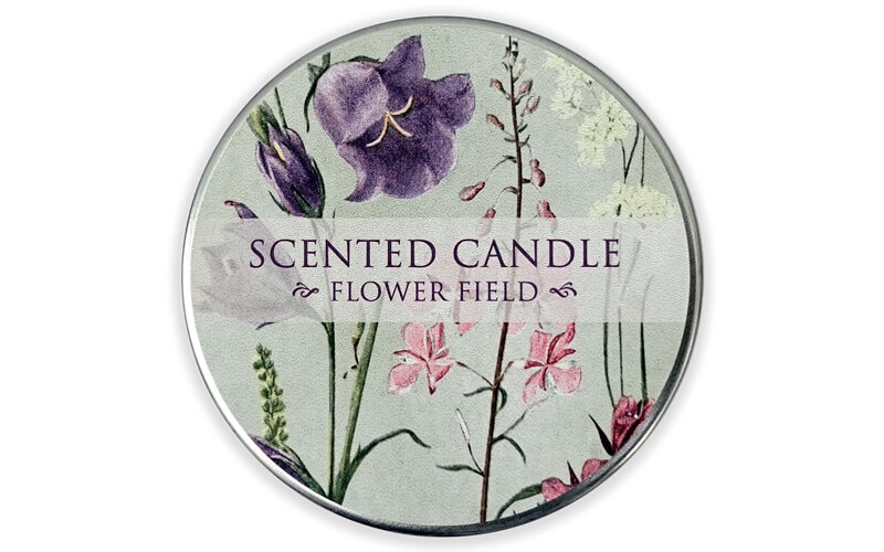 Geurkaars in Blik Flowers Wilde bloemen