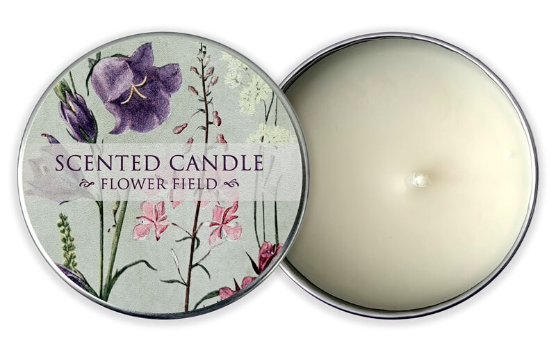 Geurkaars in Blik Flowers Wilde bloemen