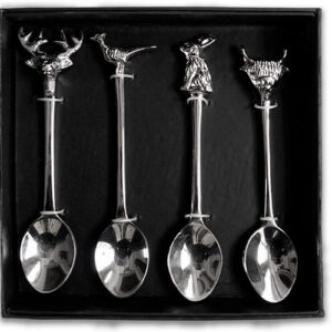 Theelepels met Landdieren 4-delig Selbrea House