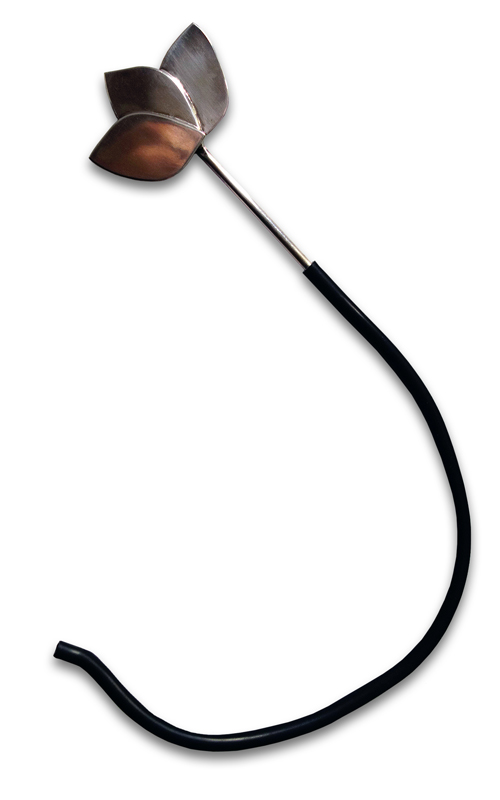 Decollier a tulipa zilver