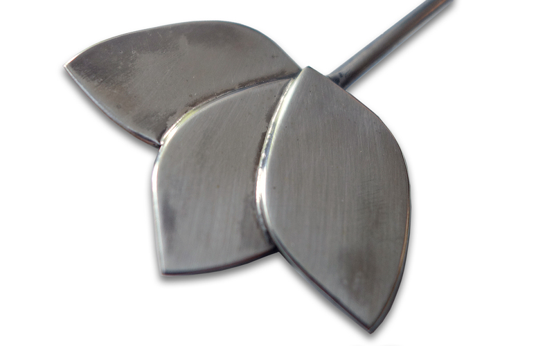 Decollier a tulipa zilver